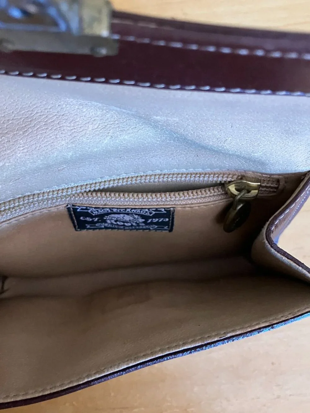 Vintage Roots x Canadian Pacific Leather Passport Wallet - Made in Canada